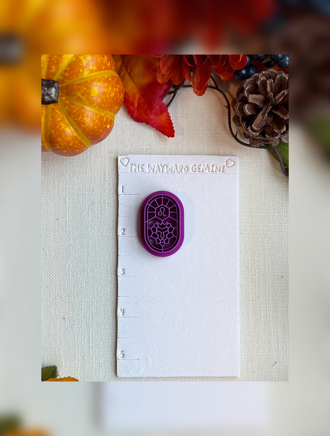 Celestial Leo Clay Cutter – Polymer Clay Tool for Astrological Creations