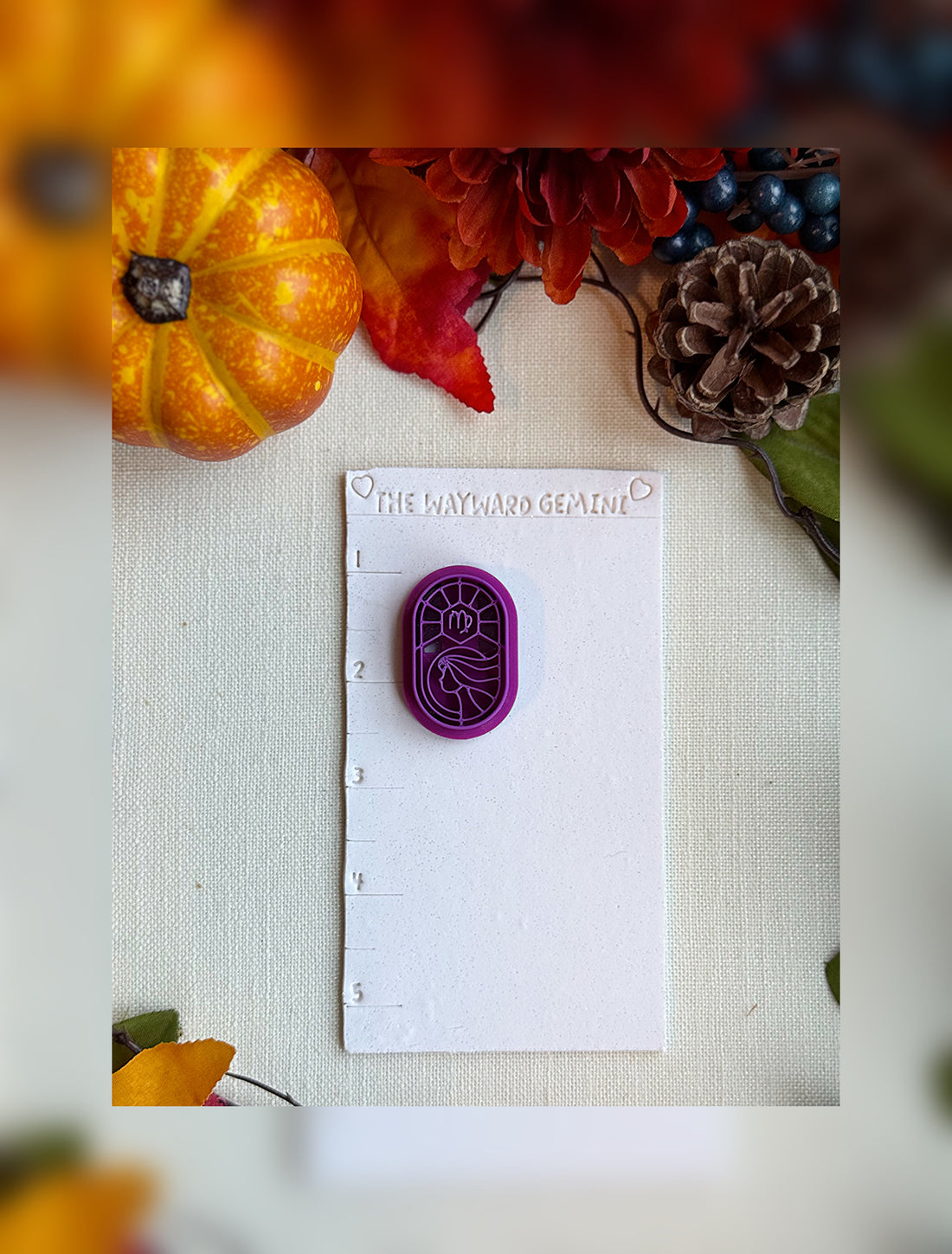 Celestial Virgo Clay Cutter – Polymer Clay Tool for Astrological Creations