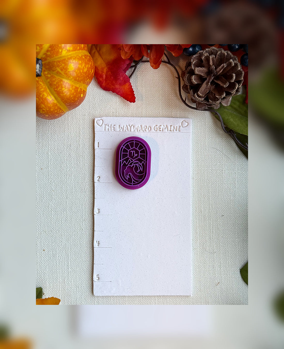 Celestial Capricorn Clay Cutter – Polymer Clay Tool for Astrological Creations