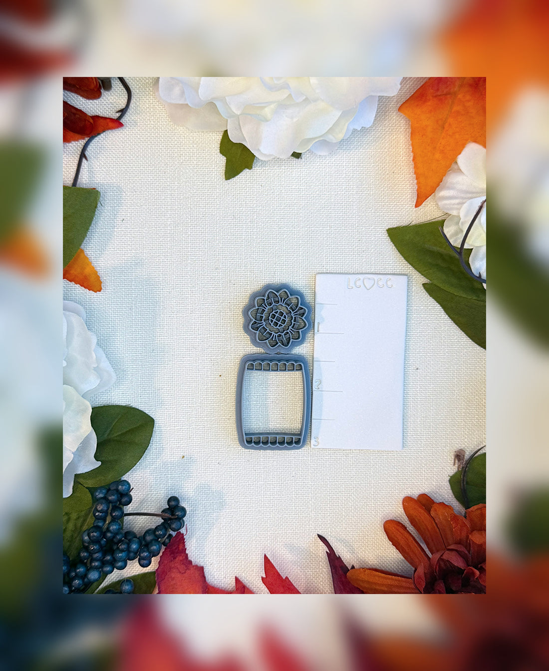 Sunflower Seed Packet Clay Cutter Set | Polymer Clay Tools