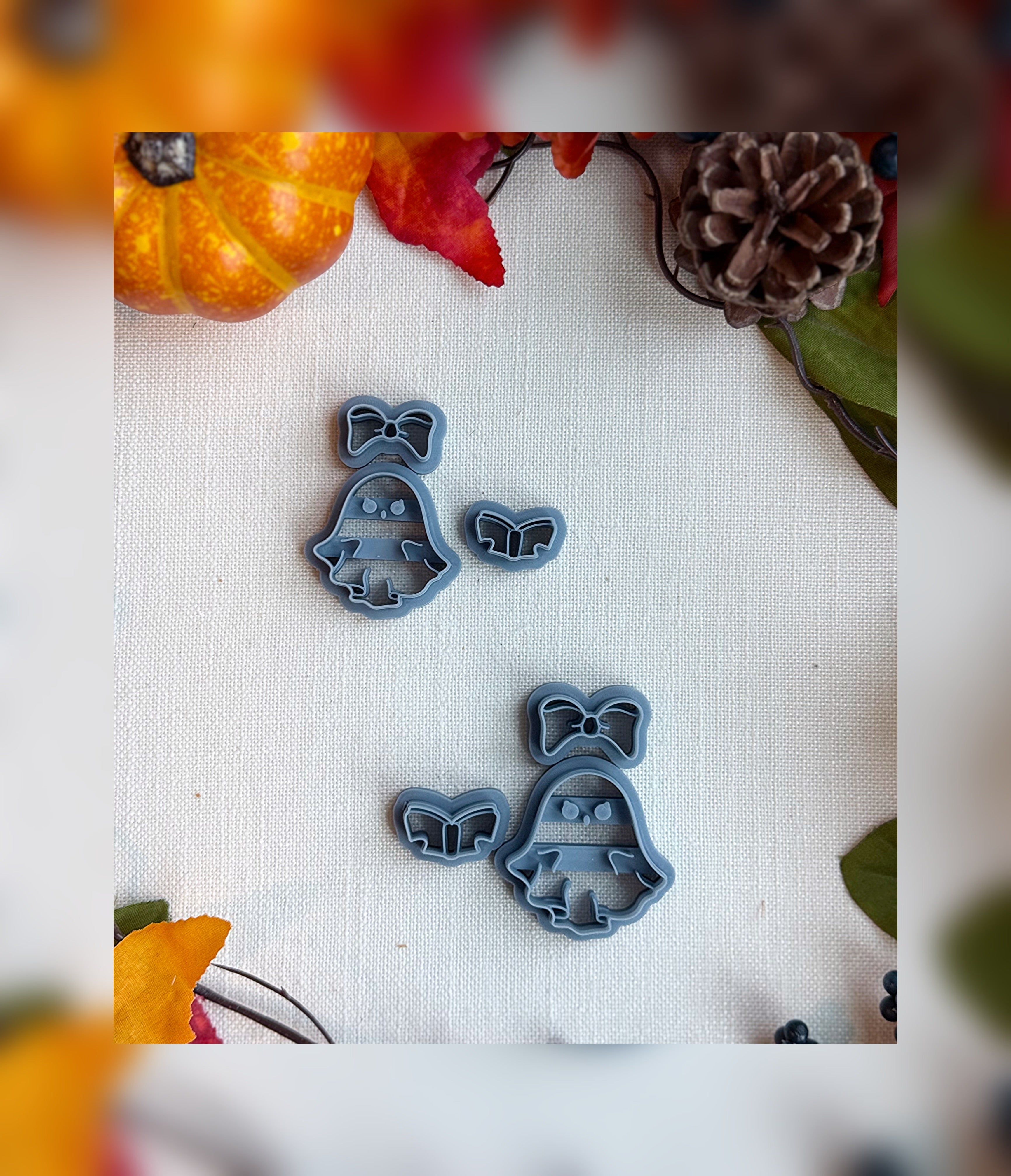 🎀 Ghoul Next Door Clay Cutter Set – Polymer Clay Tools for Halloween