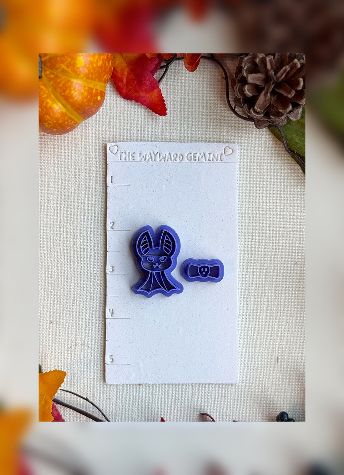 🦇 Bitty Batty Clay Cutter Set – Polymer Clay Tool for Halloween