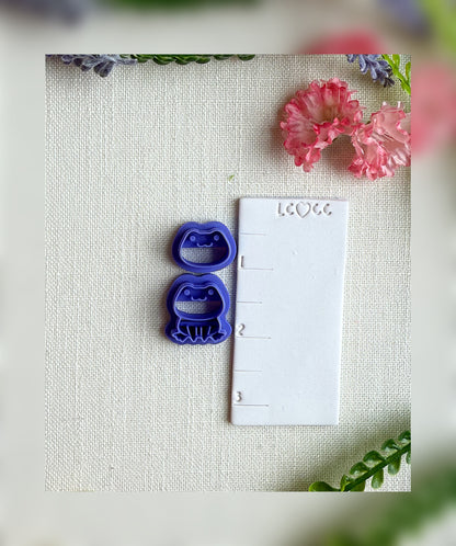 🐸Prince Hoppy Layered Frog Clay Cutter – Polymer Clay Tool