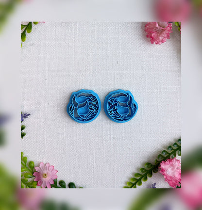 🌊 Tidewhisper Tail Clay Cutter – Polymer Clay Tool
