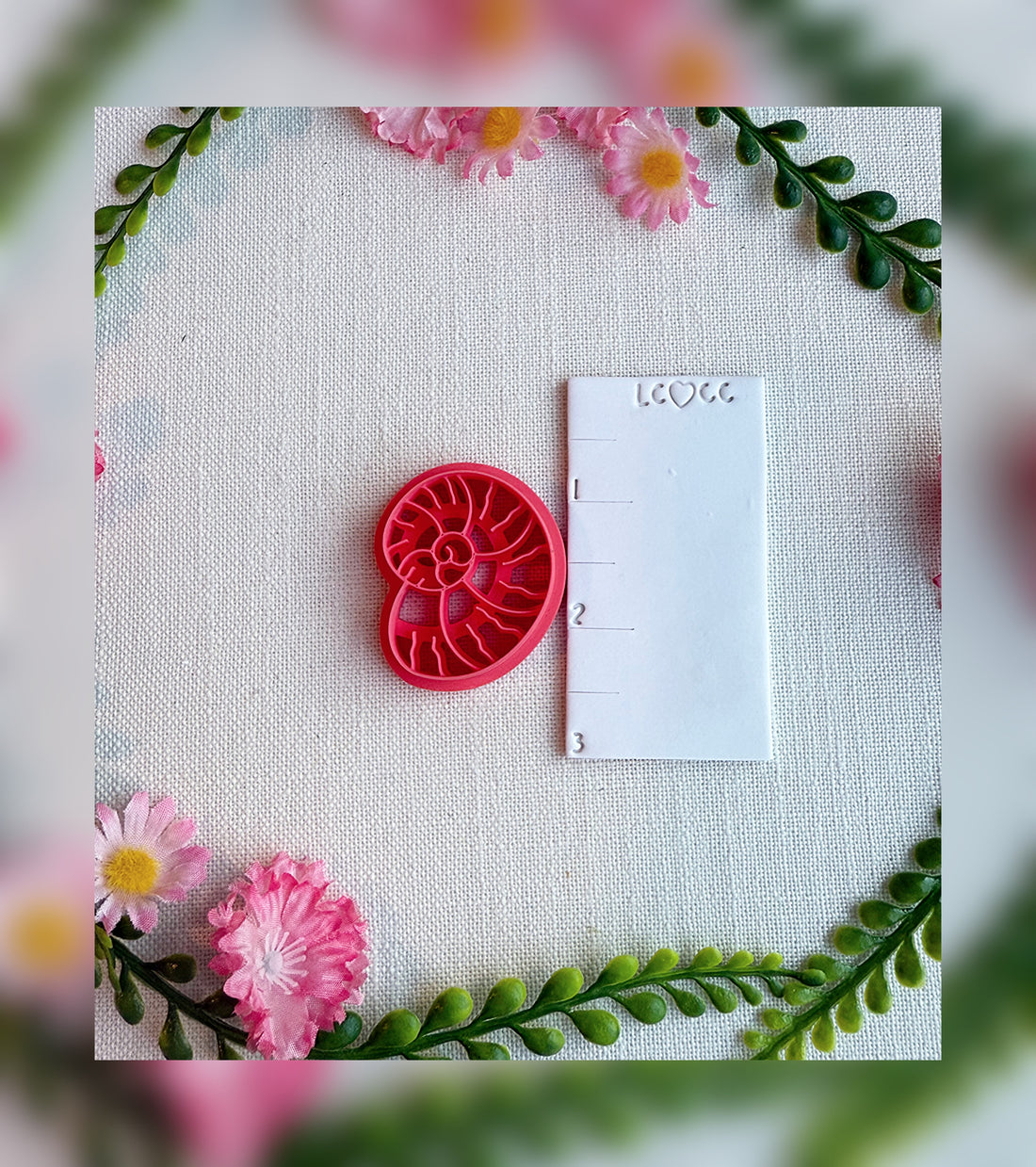 Nautilus Spiral Shell Clay Cutter – Polymer Clay Tool