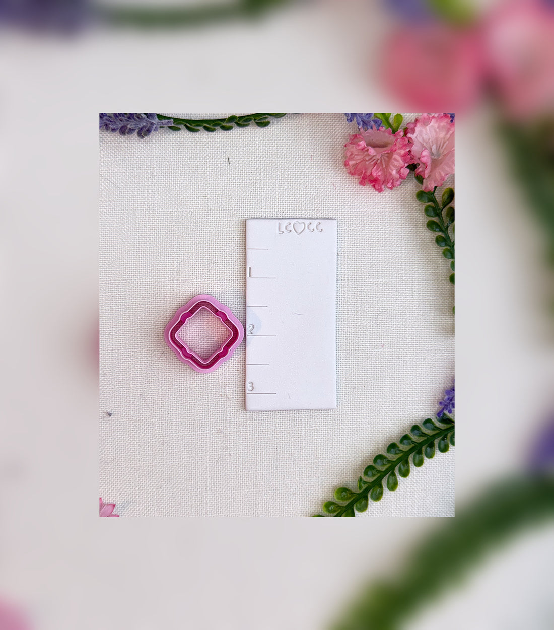 Scalloped Square Frame Cutter – Polymer Clay Tool