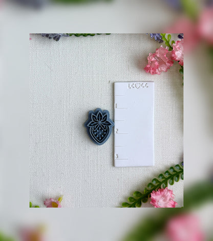 Strawberry Charm Clay Cutter – Polymer Clay Tool