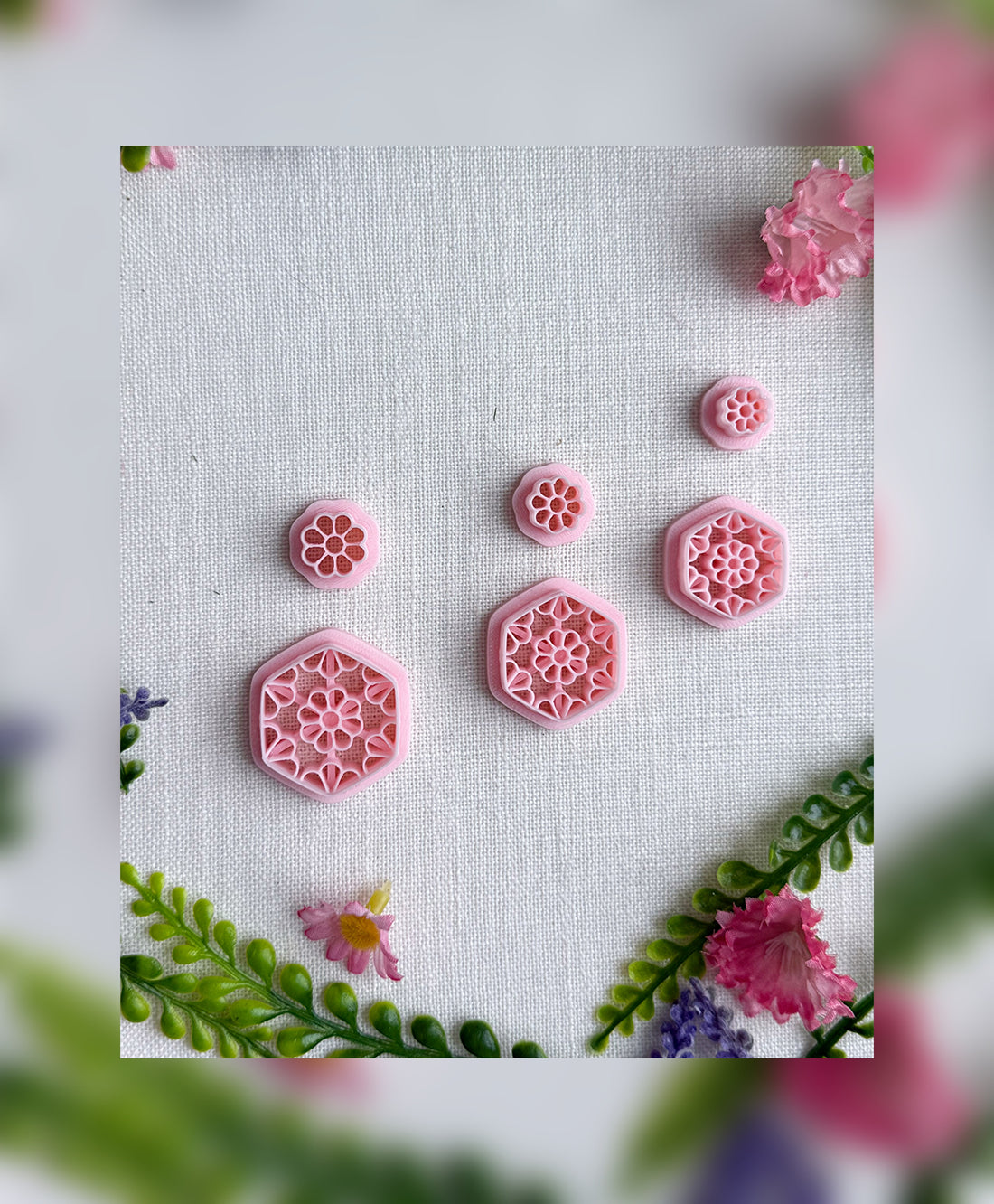 🌼 Daisydew Faerie Ring Clay Cutter – Polymer Clay Tool