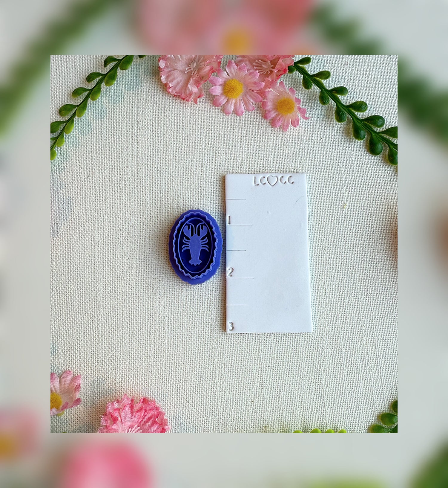 Lobster Cameo Clay Cutter – Polymer Clay Tool