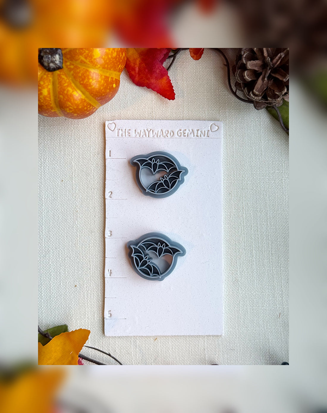 🌕 Midnight Soaree Clay Cutter – Polymer Clay Tool for Halloween