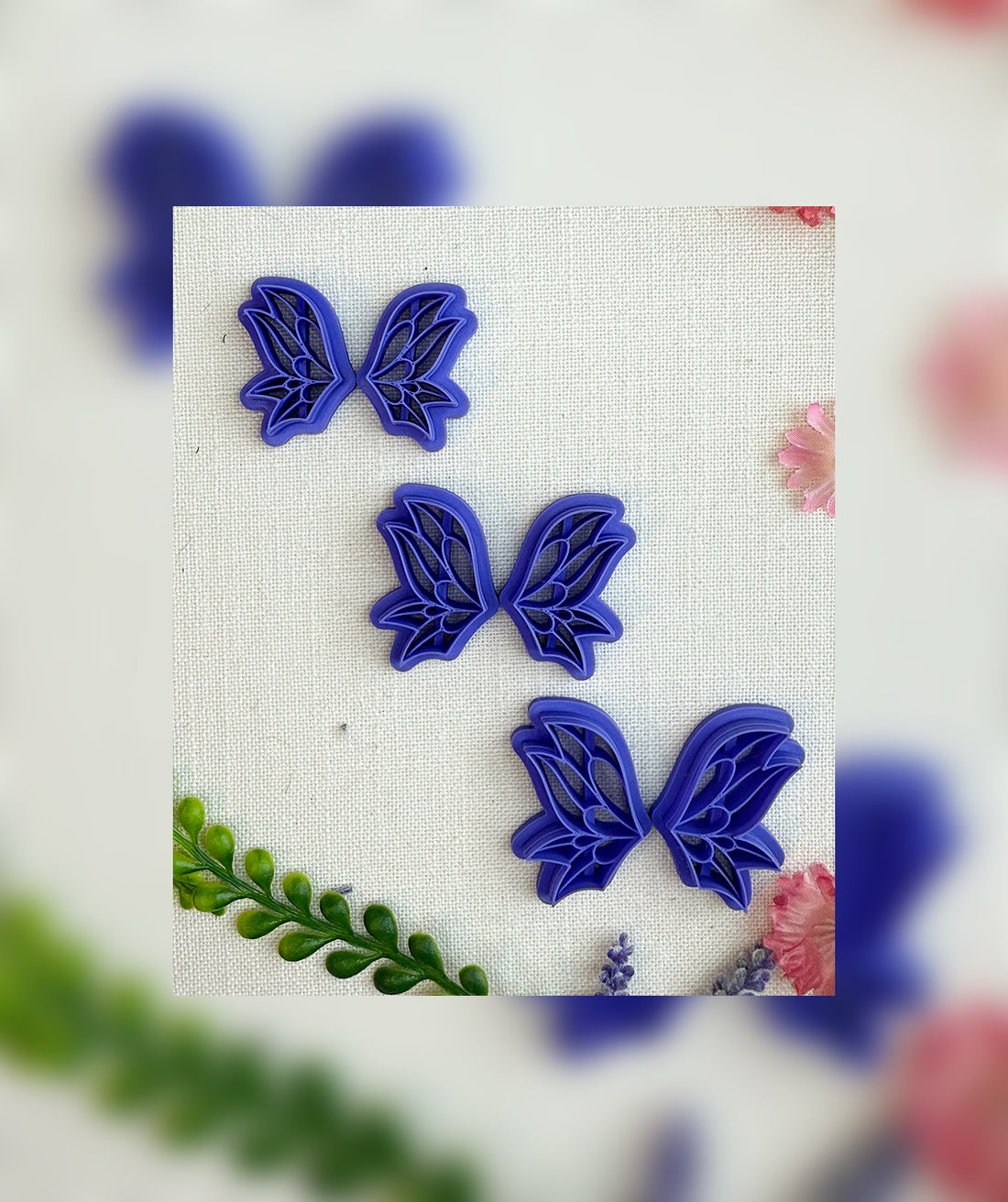 Autumn Whimsy Faerie Wing Clay Cutter – Polymer Clay Tool
