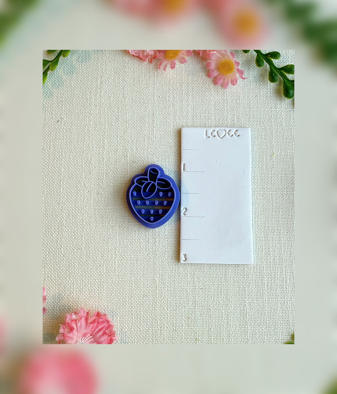 Strawberry Jam Clay Cutter |  Polymer Clay Tool