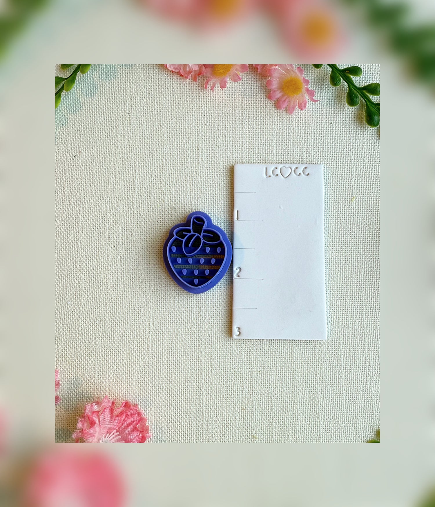 Strawberry Jam Clay Cutter |  Polymer Clay Tool