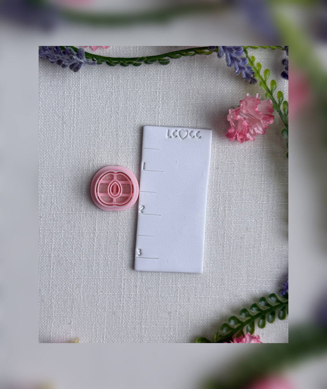 🍑Summer Orchard Peach Slice Clay Cutter – Polymer Clay Tool