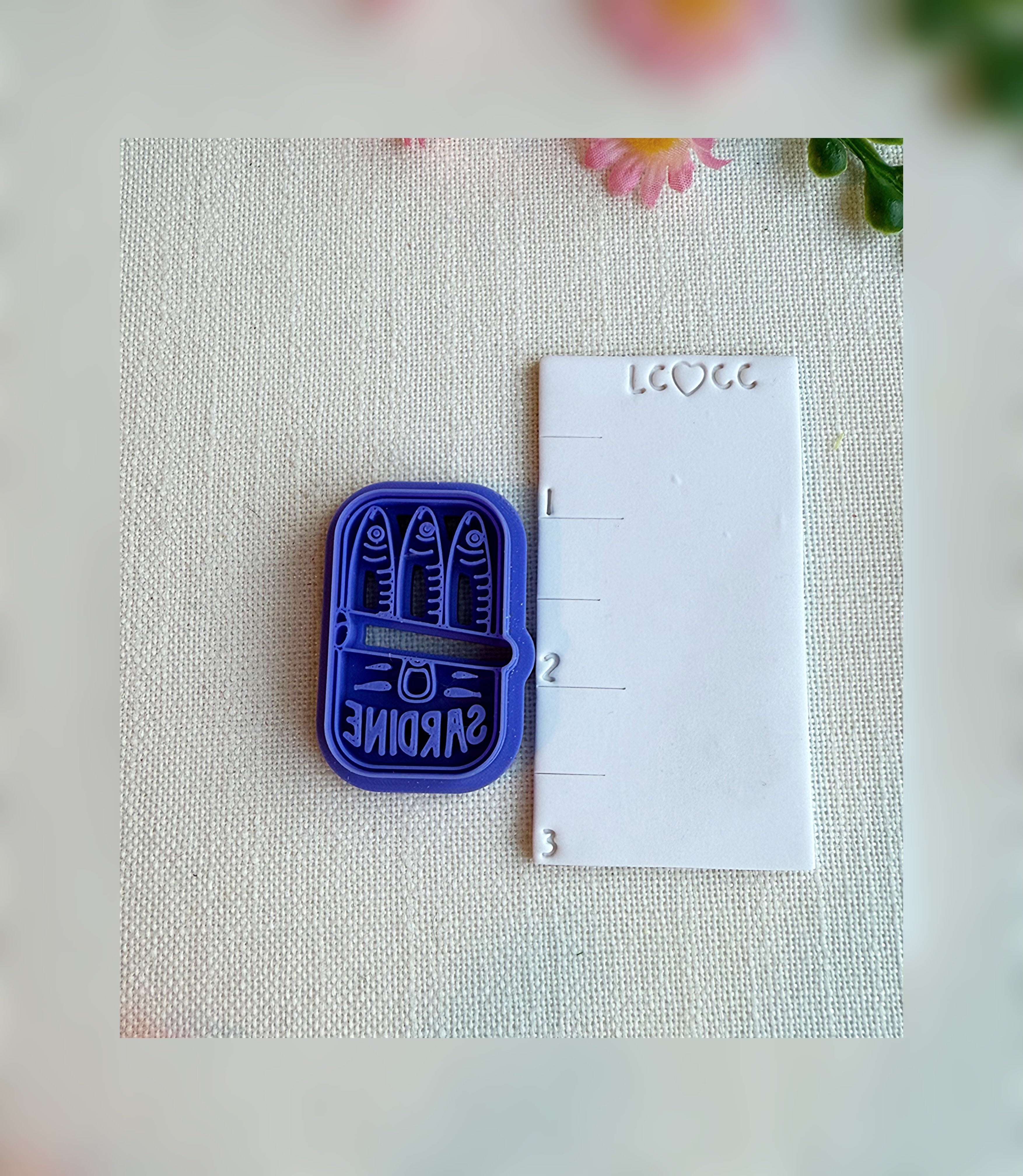 Sardine Snack Clay Cutter – Polymer Clay Tool