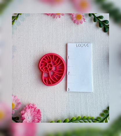 Nautilus Spiral Shell Clay Cutter – Polymer Clay Tool