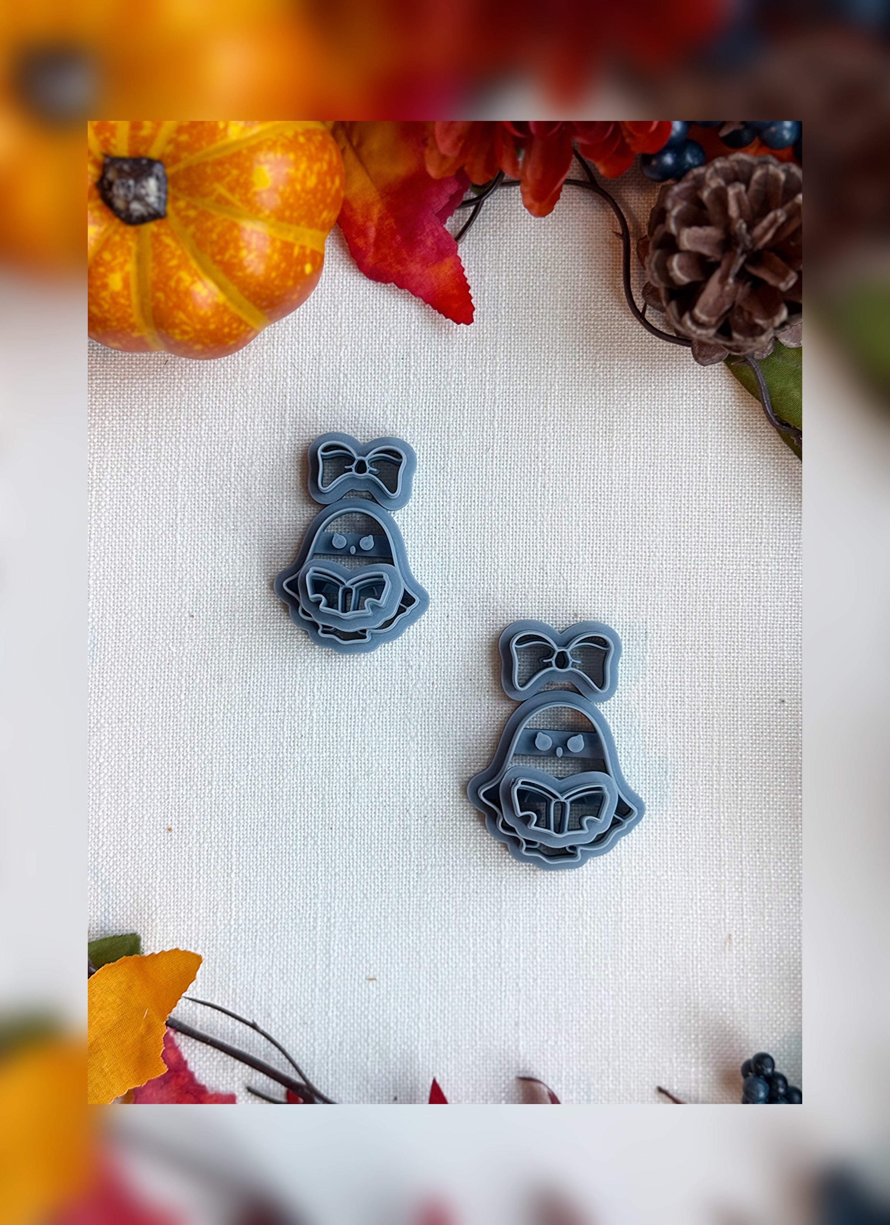 🎀 Ghoul Next Door Clay Cutter Set – Polymer Clay Tools for Halloween