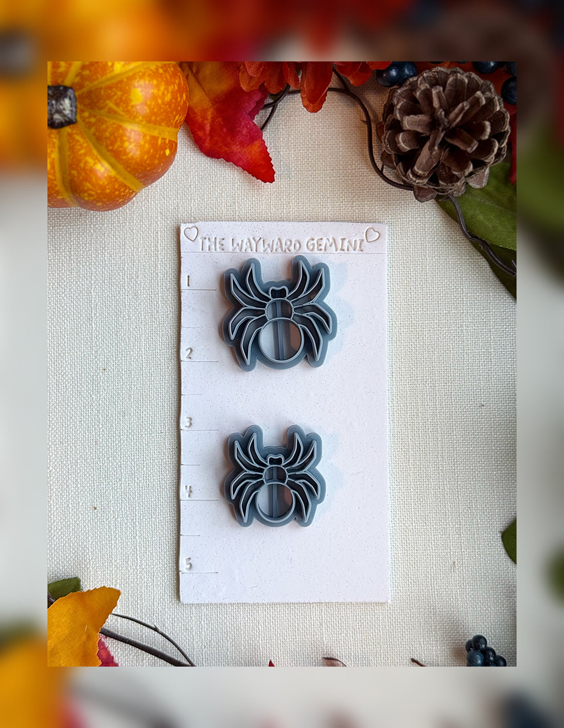 🕷️ Web Weaver Clay Cutter – Polymer Clay Tool for Halloween