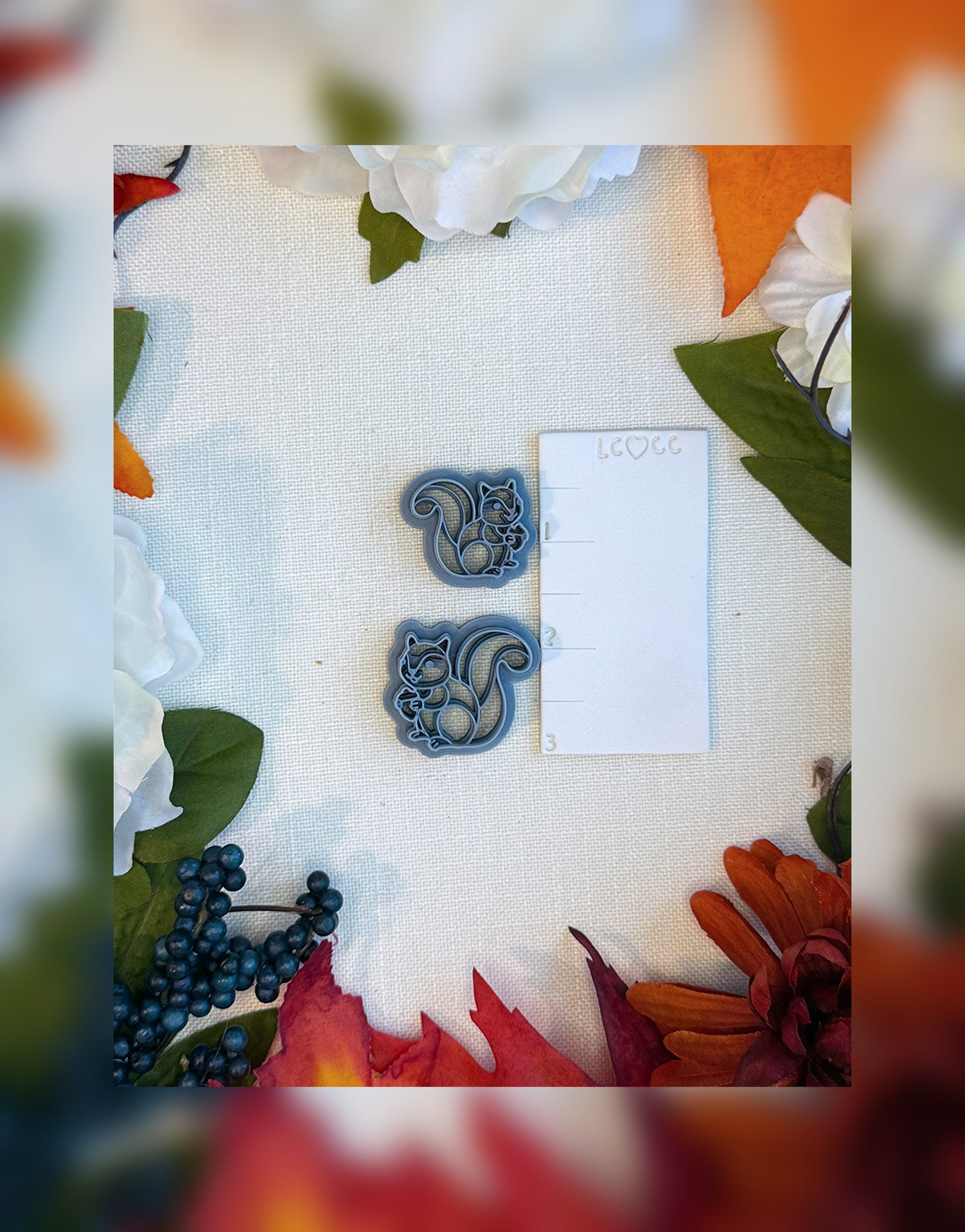 Whimsy Squirrel Clay Cutter Set – Polymer Clay Tool
