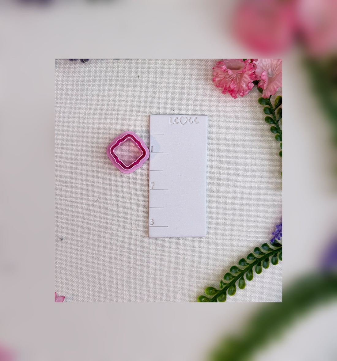 Scalloped Square Frame Cutter – Polymer Clay Tool