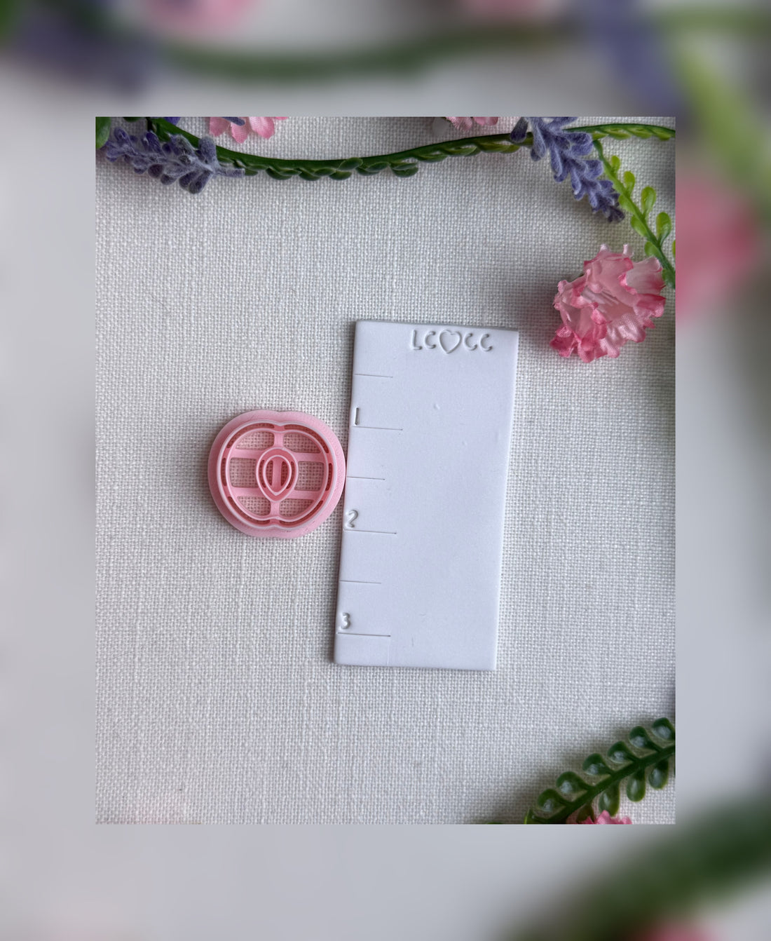 🍑Summer Orchard Peach Slice Clay Cutter – Polymer Clay Tool