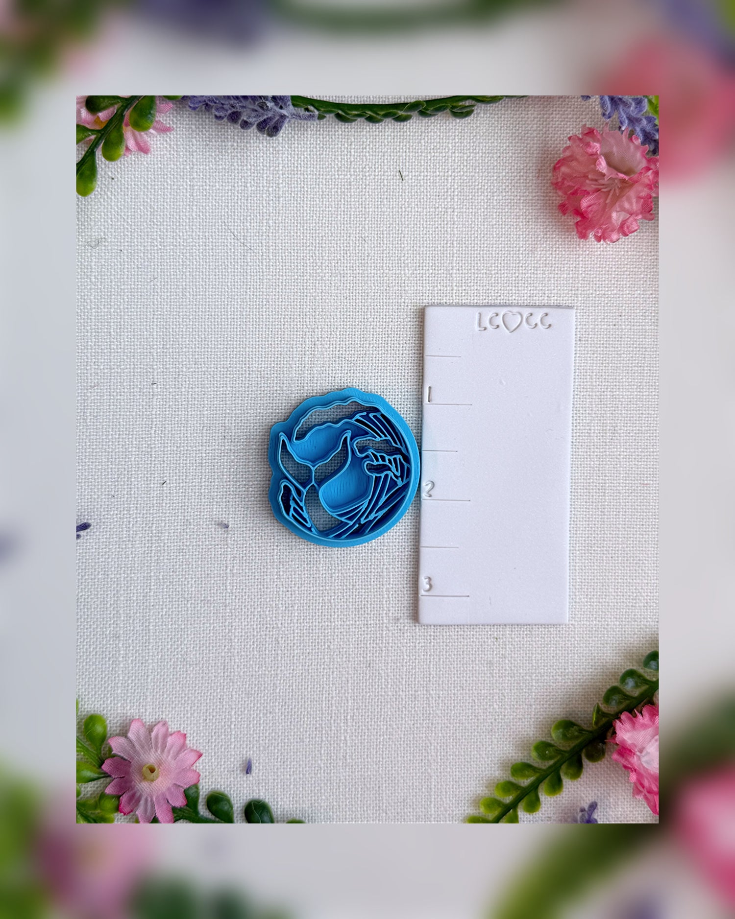 🌊 Tidewhisper Tail Clay Cutter – Polymer Clay Tool