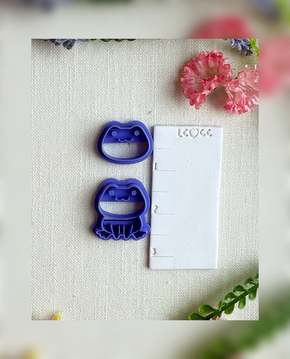 🐸Prince Hoppy Layered Frog Clay Cutter – Polymer Clay Tool