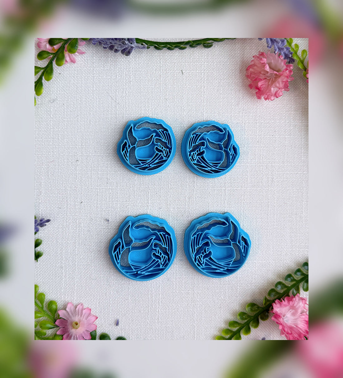 🌊 Tidewhisper Tail Clay Cutter – Polymer Clay Tool