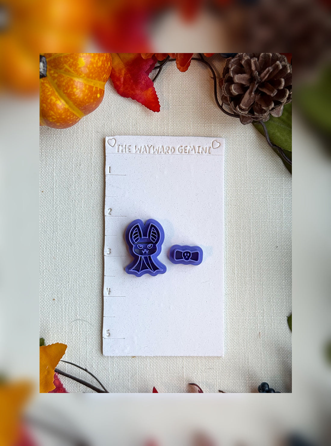 🦇 Bitty Batty Clay Cutter Set – Polymer Clay Tool for Halloween
