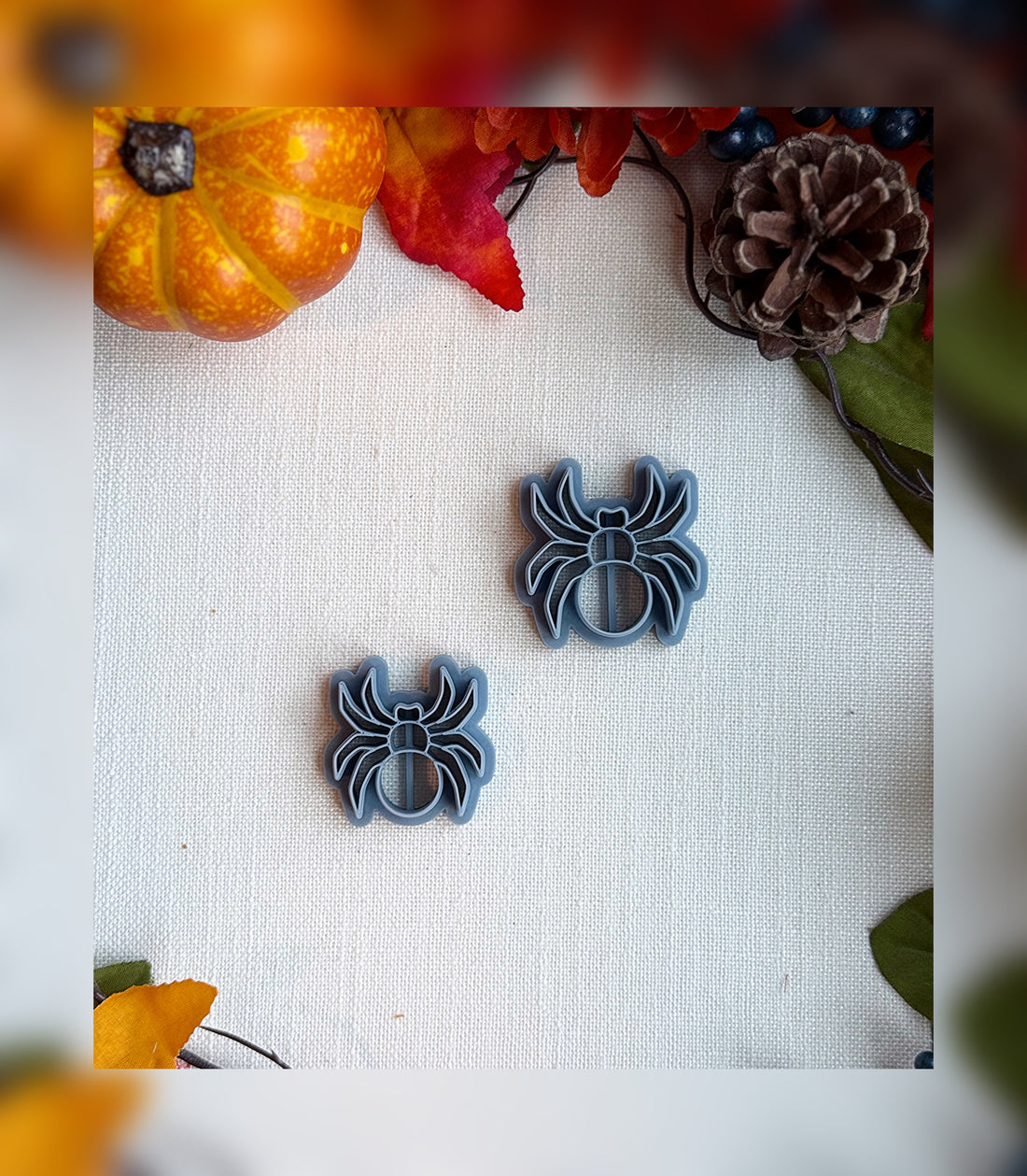 🕷️ Web Weaver Clay Cutter – Polymer Clay Tool for Halloween